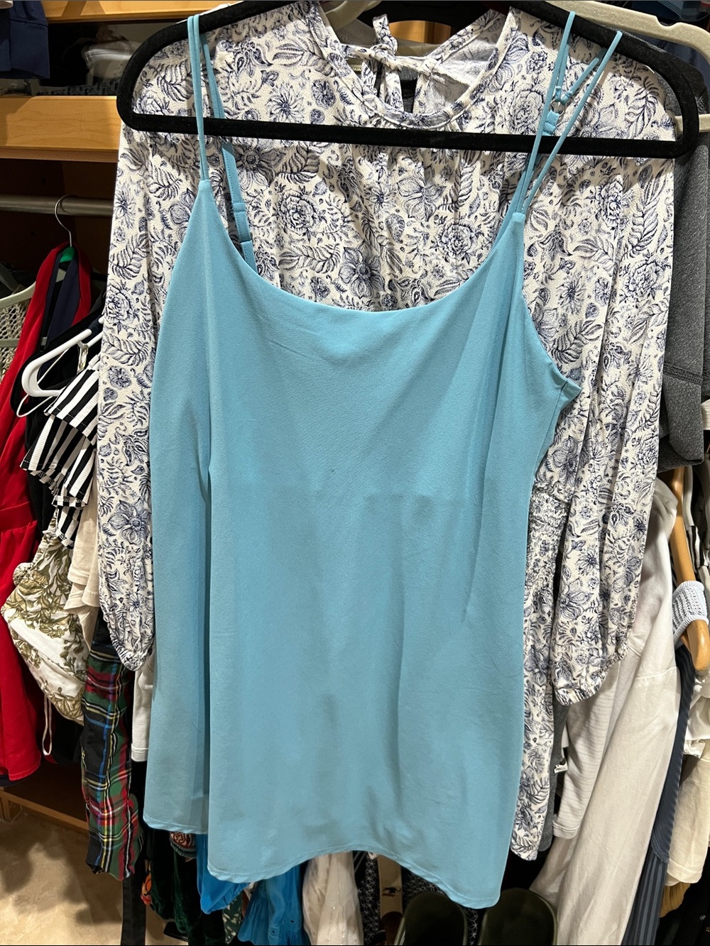 Abercrombie & Fitch Light Blue Spaghetti Strap Camisole